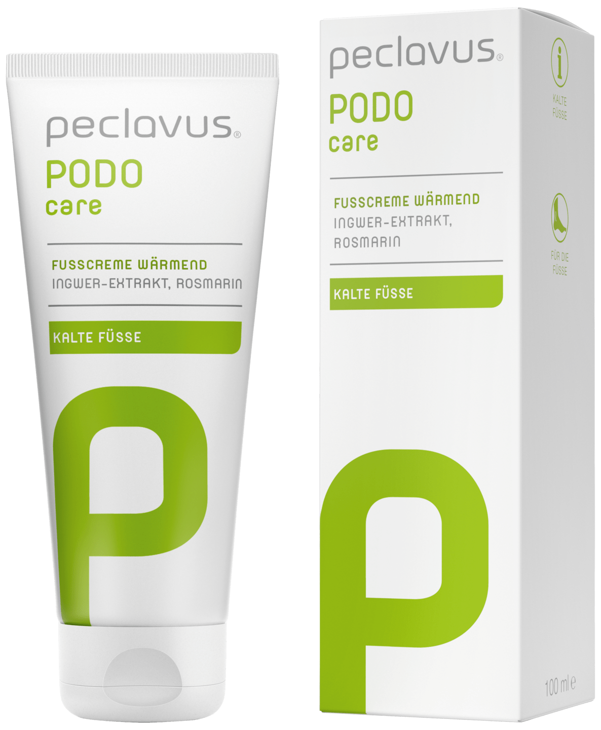 peclavus - Fußcreme wärmend, 100 ml